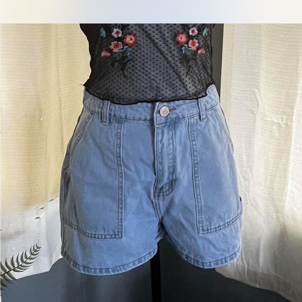 Blue Women's Cargo Shorts